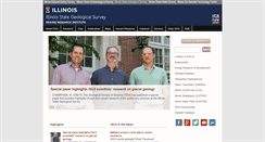 Desktop Screenshot of isgs.illinois.edu