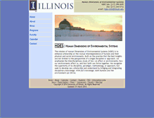 Tablet Screenshot of humandimensions.illinois.edu