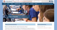 Desktop Screenshot of economics.illinois.edu
