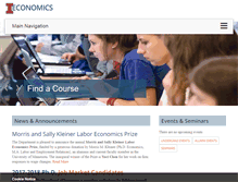 Tablet Screenshot of economics.illinois.edu