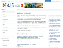 Tablet Screenshot of ideals.illinois.edu