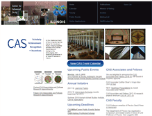 Tablet Screenshot of cas.illinois.edu