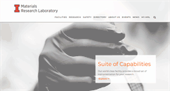Desktop Screenshot of mrl.illinois.edu