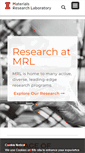 Mobile Screenshot of mrl.illinois.edu