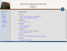 Tablet Screenshot of admin.illinois.edu