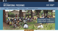 Desktop Screenshot of intlprograms.aces.illinois.edu