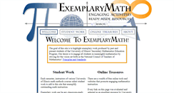 Desktop Screenshot of exemplarymath.mste.illinois.edu