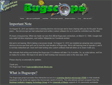 Tablet Screenshot of bugscope.beckman.illinois.edu