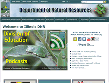 Tablet Screenshot of dnr.illinois.gov