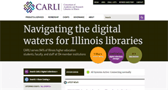 Desktop Screenshot of carli.illinois.edu