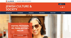Desktop Screenshot of jewishculture.illinois.edu