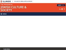 Tablet Screenshot of jewishculture.illinois.edu