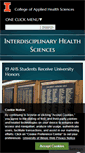 Mobile Screenshot of ihealth.illinois.edu