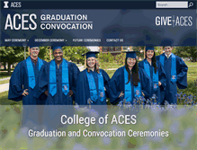 Tablet Screenshot of graduation.aces.illinois.edu