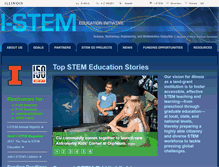 Tablet Screenshot of istem.illinois.edu