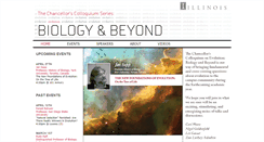 Desktop Screenshot of evolution.igb.illinois.edu