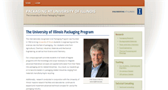 Desktop Screenshot of packaging.illinois.edu