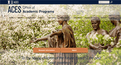 Desktop Screenshot of academics.aces.illinois.edu