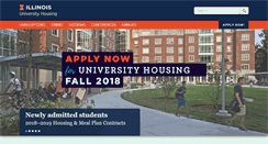 Desktop Screenshot of housing.illinois.edu