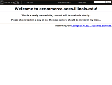 Tablet Screenshot of ecommerce.aces.illinois.edu