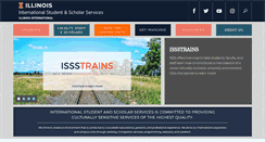 Desktop Screenshot of isss.illinois.edu